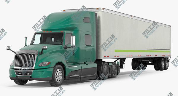 images/goods_img/20210312/Heavy Duty Truck with Trailer 3D model/2.jpg